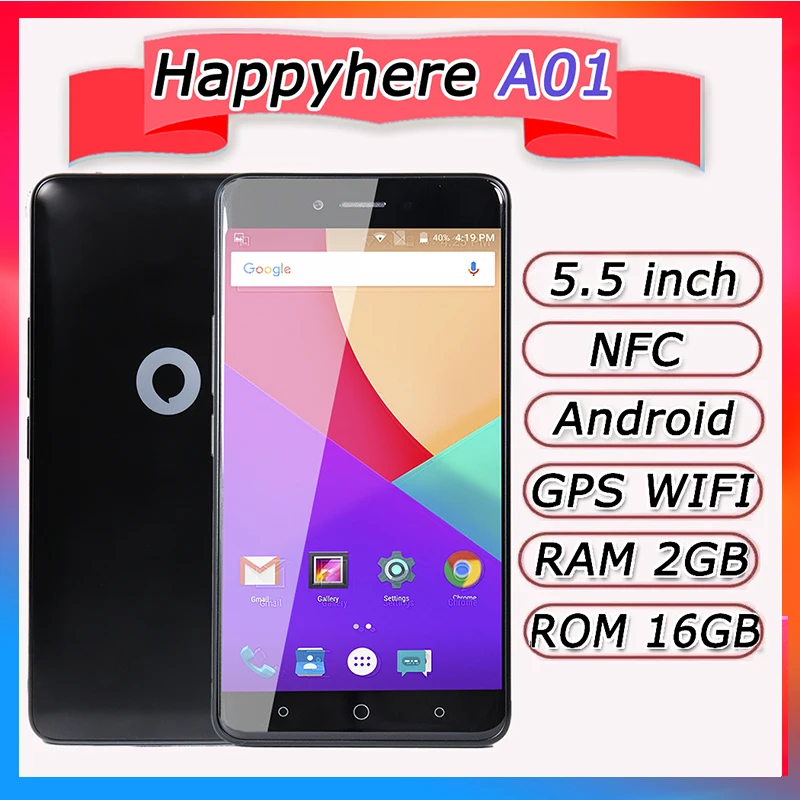 Nfc Smartphone Economico 5.5 "Telefono Android In Vendita Snapdragon 3G Wcdma Gsm 2023 Nuovi Telefoni Cellulari Economici Wifi Gps