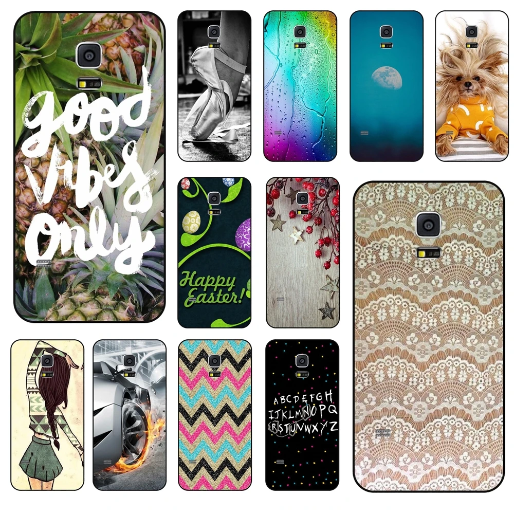 Animal Black Prime Silicone Per Samsung Galaxy S5 Mini Accessori Cover Per Telefono Borse Inspirational Per Galaxy S5 Mini Black