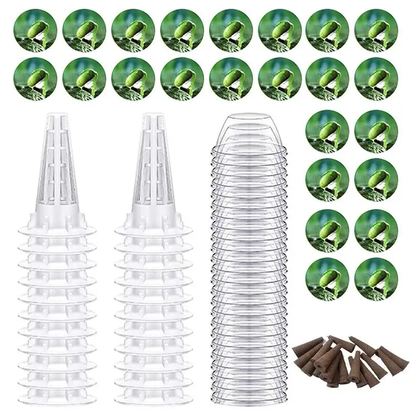 Kit Di Piantagione Idroponica Cesto Di Coltivazione Di Piante Per Piante Da Giardino Idroponica Senza Suolo Spugne Per Coltivazione Baccelli Di Semi C