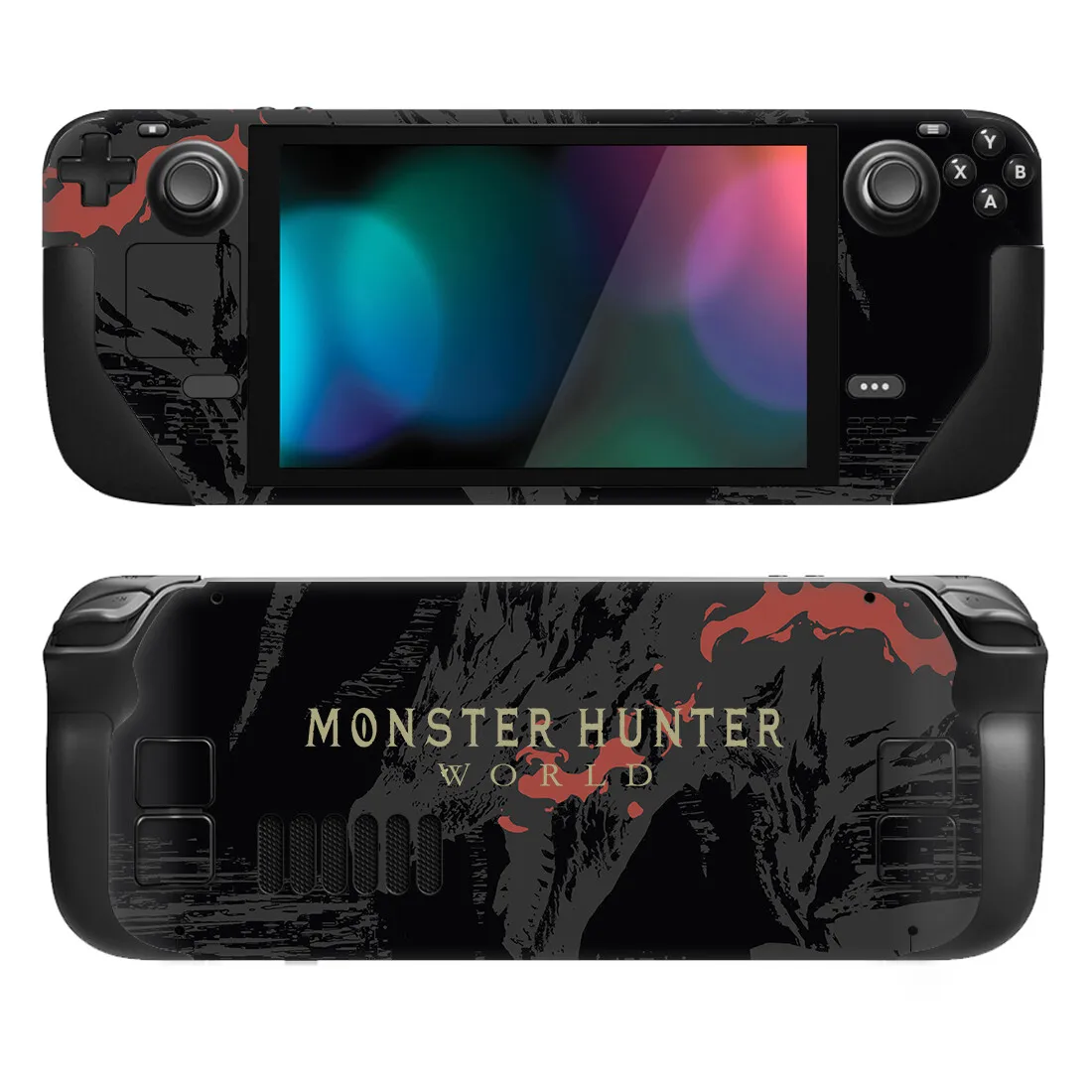 Monster Hunter World Skin Sticker Decalcomania Cover Per Steam Deck Console Skin Vinyl