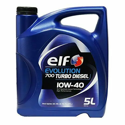 Elf Garrafa Olio Auto Turbo Diesel 10W40 5 Litri