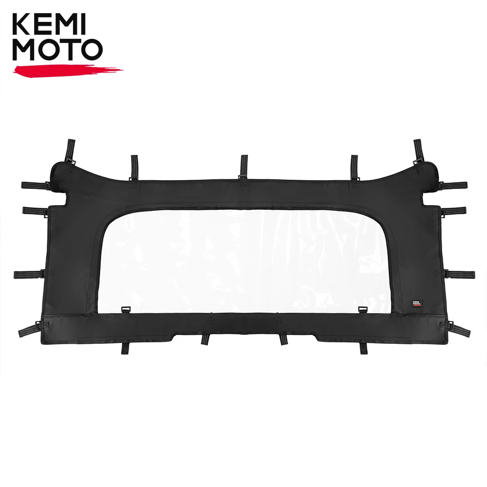 Kemimoto Utv Soft Airflow Back Window Roll Up/Down Zipper Per Can-Am Defender Hd 5 7 8 9 10 Hd5 Hd7 Hd8 Hd8 Hd9 Hd10 Max Dps Xt