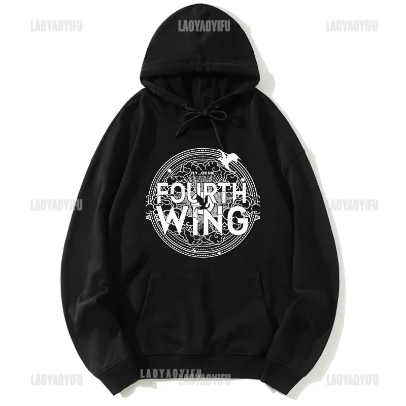 Felpe Con Cappuccio Da Donna Della Quarta Ala Basgiath War College Abbigliamento Da Uomo Felpe Unisex Del Drago Di Viola Amanti Del Libro Pullover A M