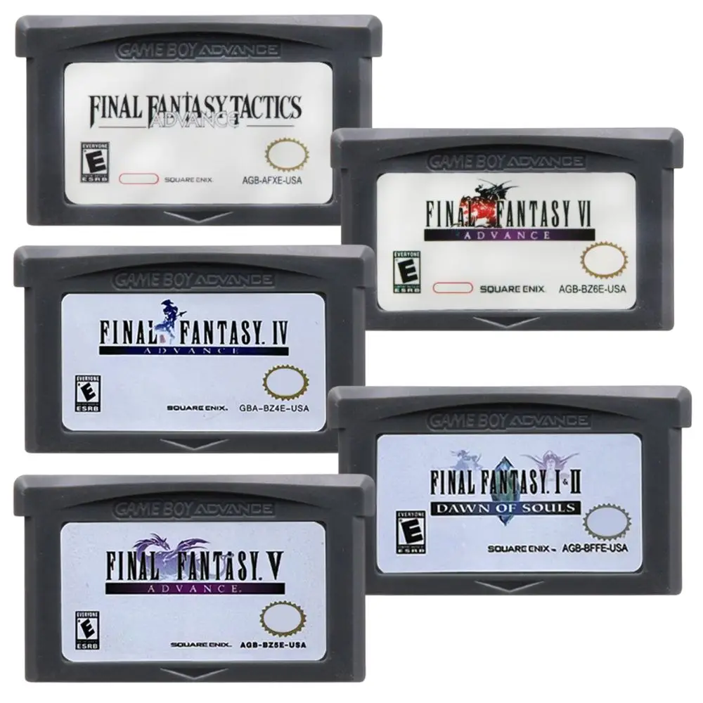 Gba Game Final Fantasy Series Dawn Of Souls/Tactics Advance/Iv Advance/V Advance/Vi Advance Per Gba/Sp/Ds