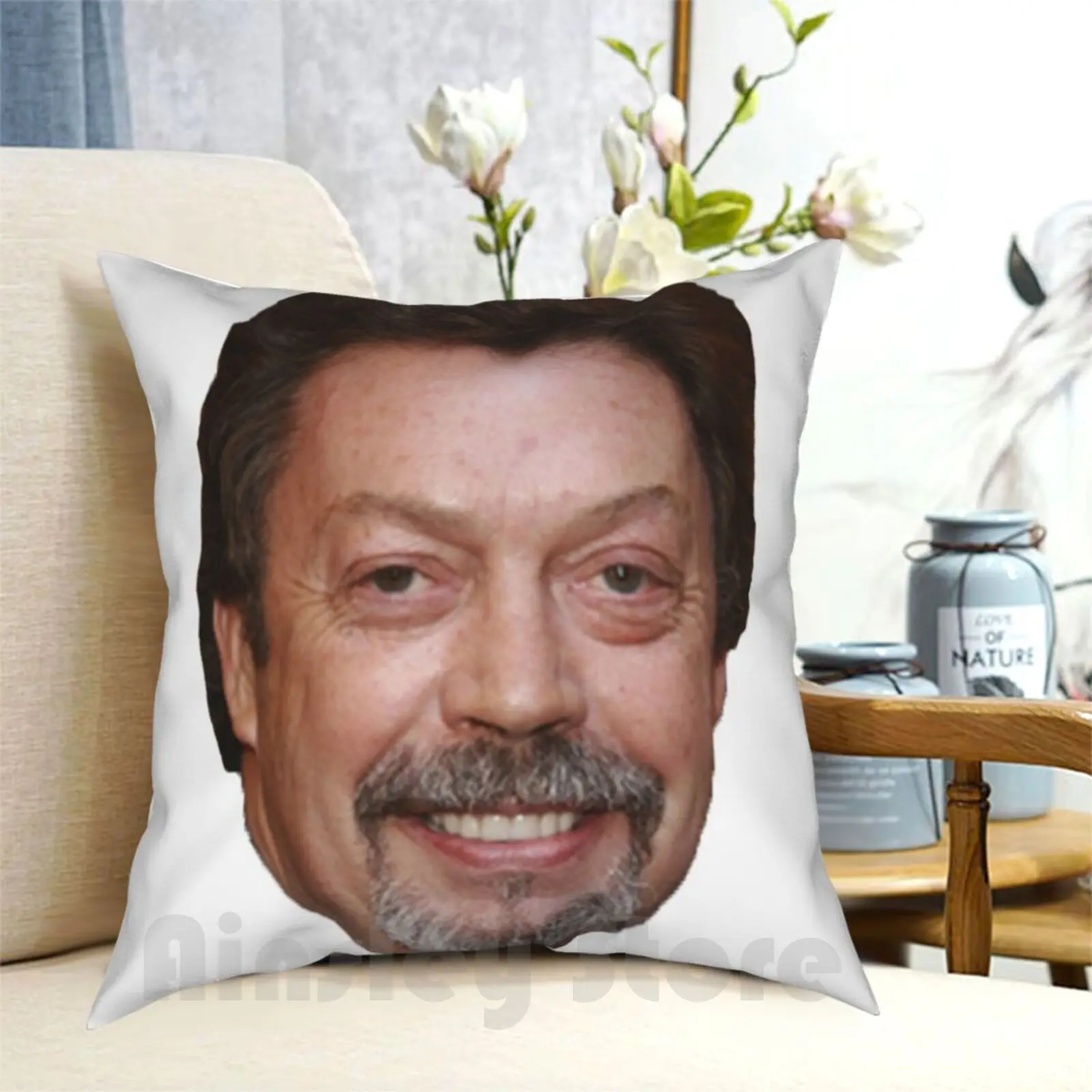 Tim Curry Federa Per Cuscino Stampata Casa Morbida Cuscino Tim Curry Tim Curry It Penny Wise Clown Horror Franknfurter Divertente