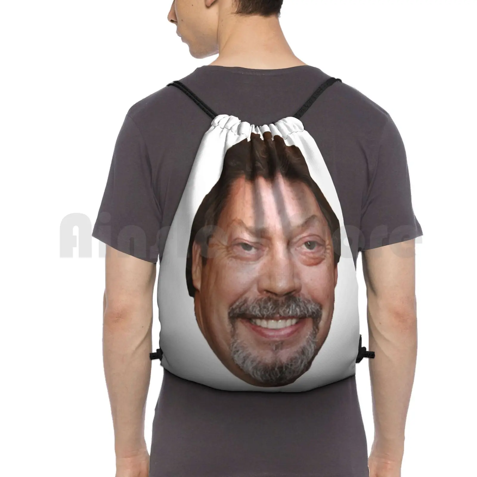 Tim Curry Zaino Borse Con Coulisse Borsa Da Palestra Impermeabile Tim Curry Tim Curry It Penny Wise Clown Horror Franknfurter Divertente