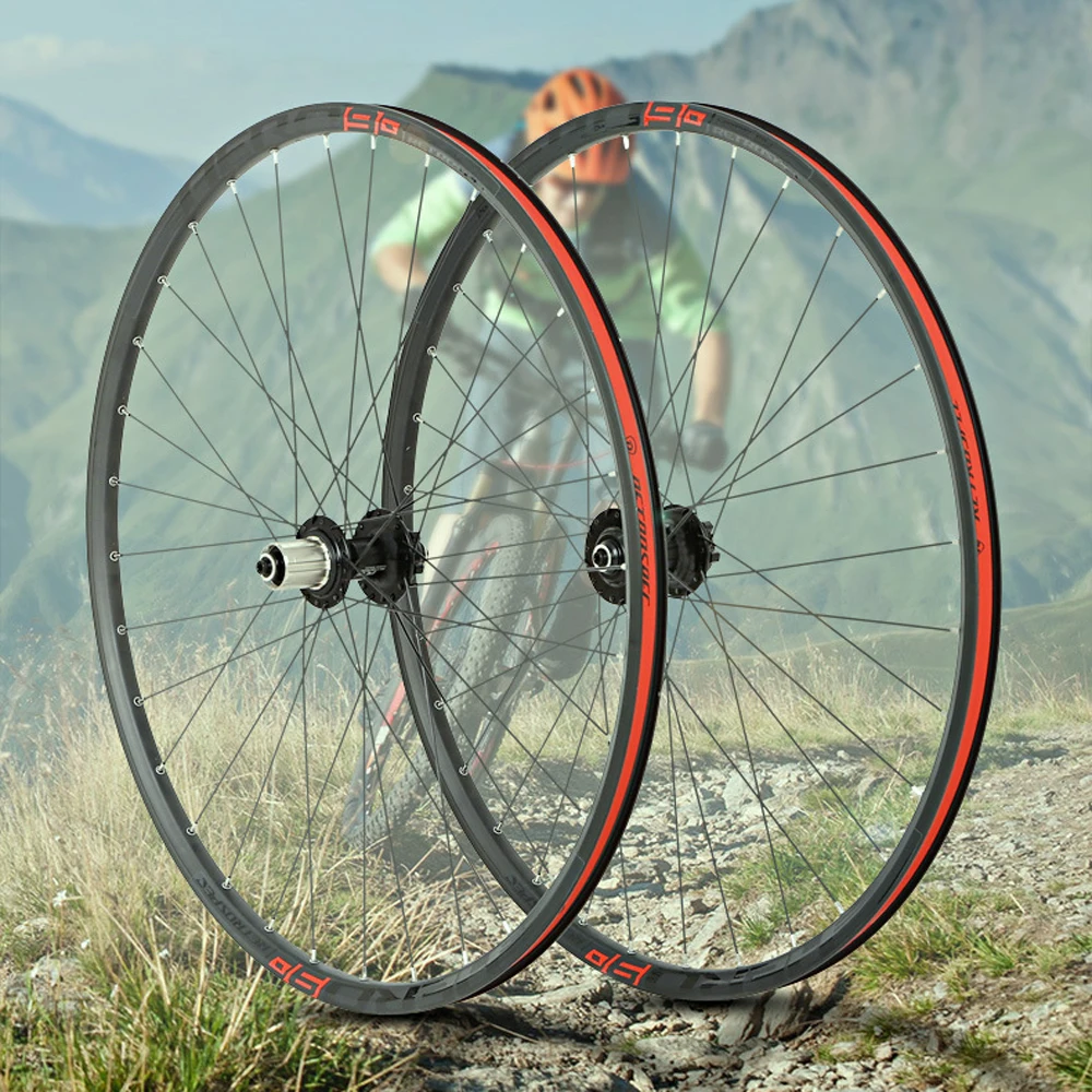 Ruote In Lega Di Alluminio 27.5/29Er Rodas Mtb 4 Cuscinetti Cassetta Ruote A Sgancio Rapido Roues Et Jantes Ruote Velo Vtt Pouce Cerchi