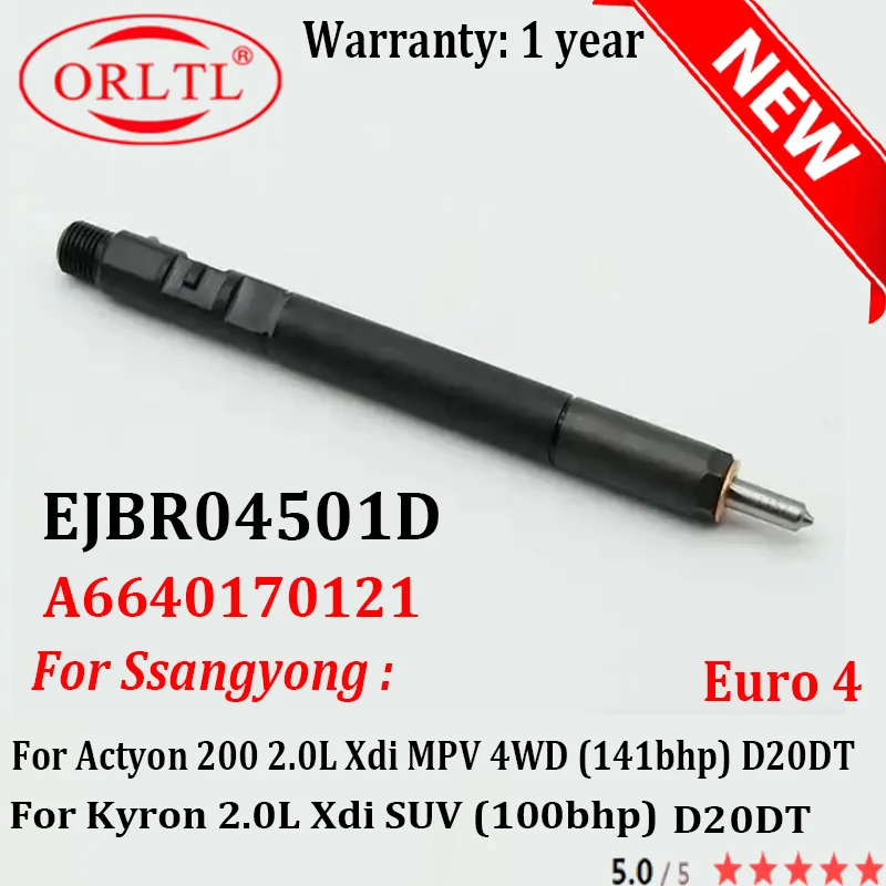 Ejbr04501D A6640170121 6640170121 Per Ssangyong Actyon 200 2.0L Xdi Mpv 4Wd (141Bhp) D20Dt Euro 4