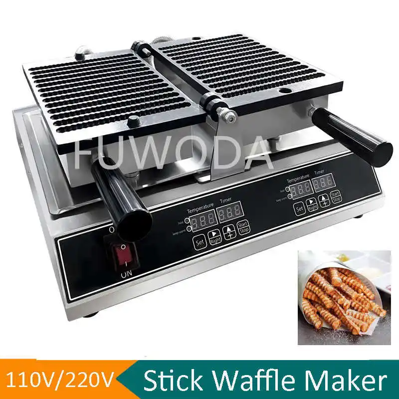Macchina Per Waffle Con Bastoncino Elettrico Macchina Per Cialde A Forma Di Bastone Lungo Macchina Per Fare Le Cialde Macchina Per La Cottura Di Lastr