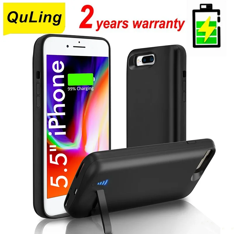 Custodie Per Batterie Da 10000Mah Per Iphone 6 Plus 6S Plus 7 Plus 8Plus Custodia Per Batterie 8 Custodia Per Caricabatterie Custodia Per Telefono Con