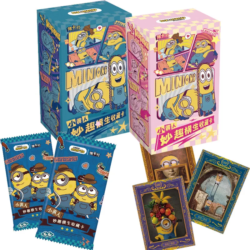 Minions Card For Children Minion Cartoon Character Rare Periferiche Card Minions Hot Card Limited Sale Kids Holiday Surprise Gift