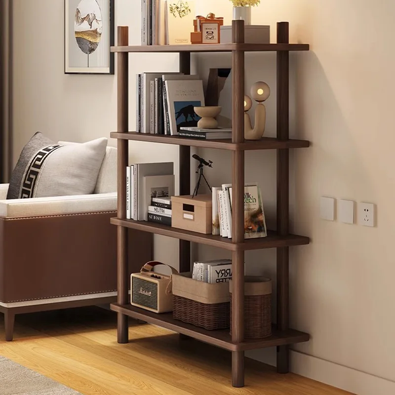 Minimalista Storage Kids Librerie Mid Century Modern Wood Library Bookshelf Corner Organizer Etagere Rangement Cute Furniture