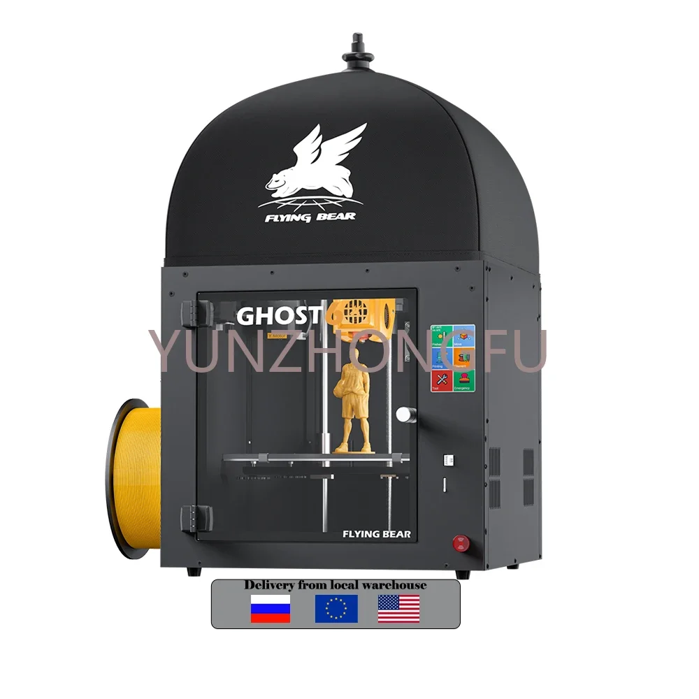 Orso Volante Vendita Calda Ghost 6 Stampante 3D Filamento Di Stampa Multicolore Veloce Con Stampanti Ad Alta Precisione Macchina In Metallo Fai Da Te