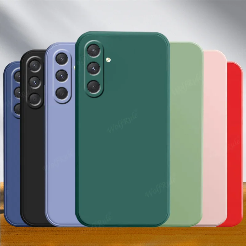 Per Samsung Galaxy A05S Cover Case Samsung A05S Capa Cover In Silicone Liquido Originale Samsung A14 A24 A34 A54 A05 A 05 A05S Fundas