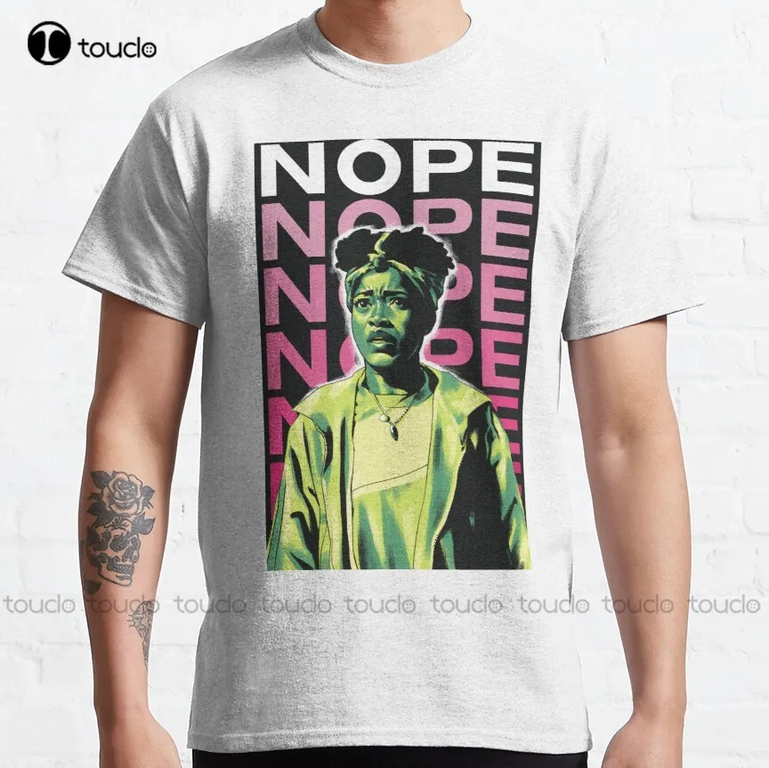 No Movie Art Jordan-Peele Keke Palms Classic T-Shirt Skeleton Shirt Custom Aldult Teen Unisex Digital Printing Tee Shirts