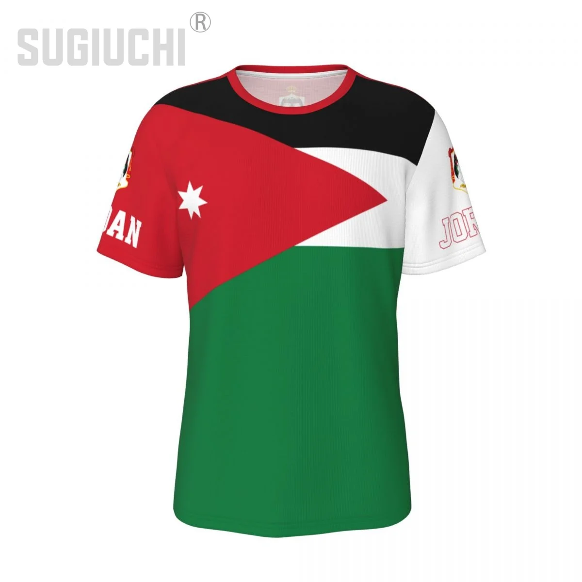 T-Shirt Unisex Nation Bandiera Jordan T-Shirt Jordan Jersey Per Uomo Donna Calcio Tifosi Regali Vestiti Personalizzati Tee