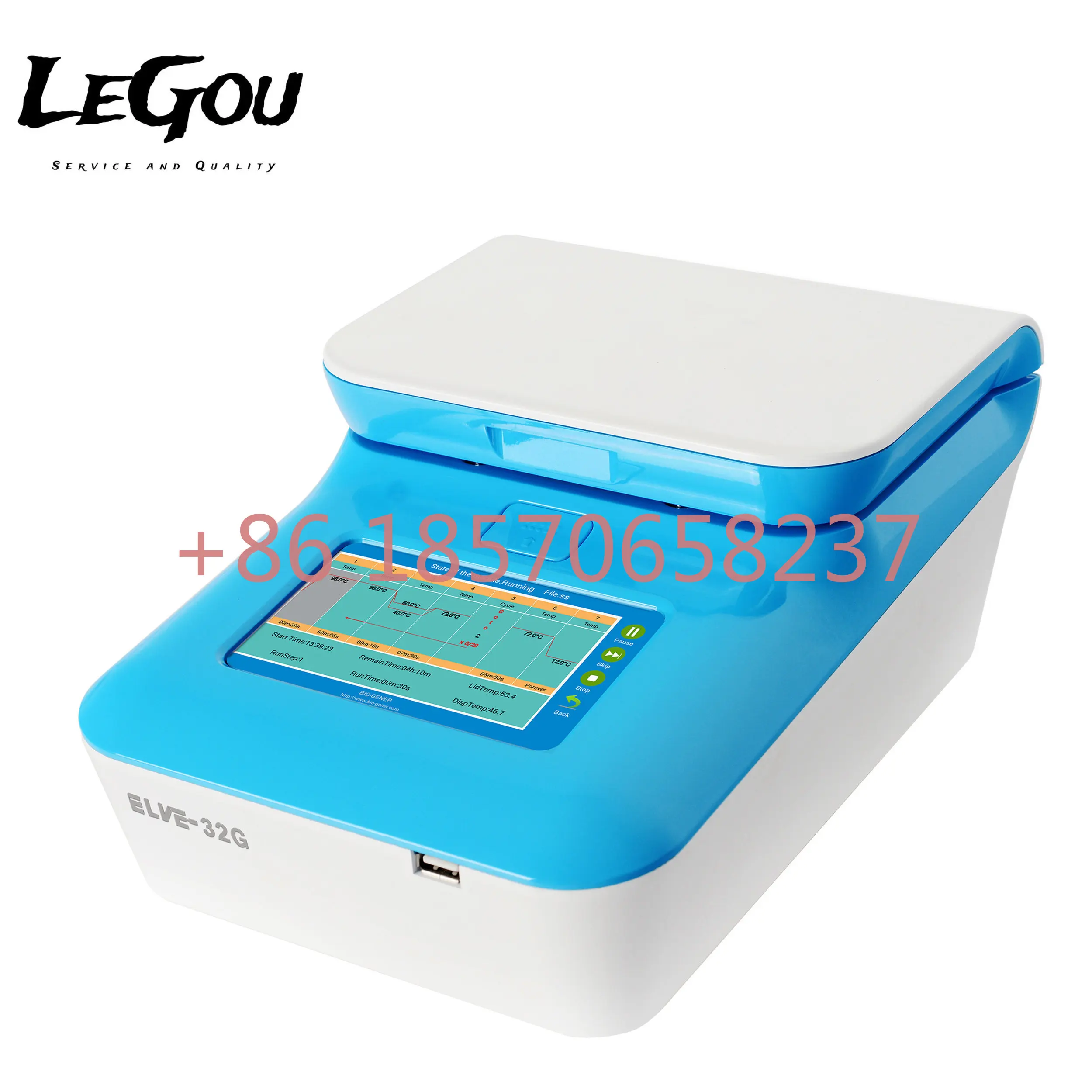China Lab Dna Test Analizzatore Pcr In Tempo Reale Macchina Per Test Del Dna Pcr Completamente Automatizzata