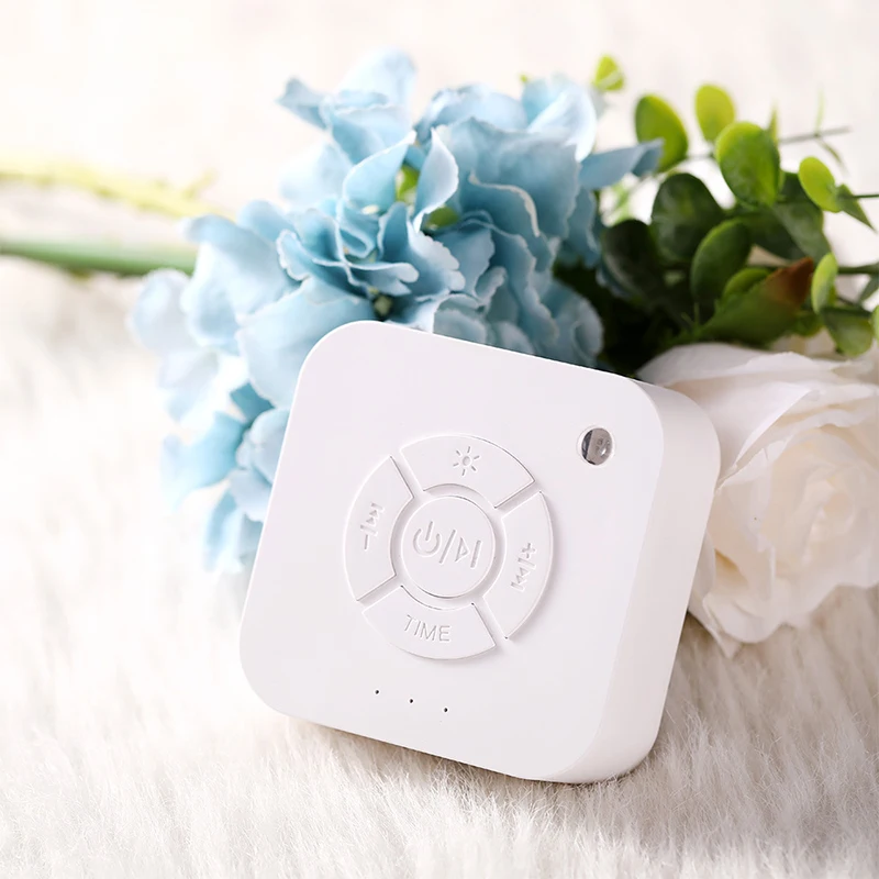Baby White Noise Machine Usb Ricaricabile Temporizzato Spegnimento Sleep Machine Baby Sleep Sound Player Timer Noise Player