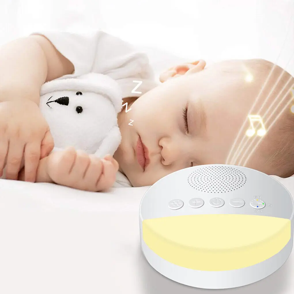 Baby White Noise Machine Usb Ricaricabile Spegnimento Temporizzato Sleep Machine White Noise Sleep Instrument Pacificazione Del Bambino