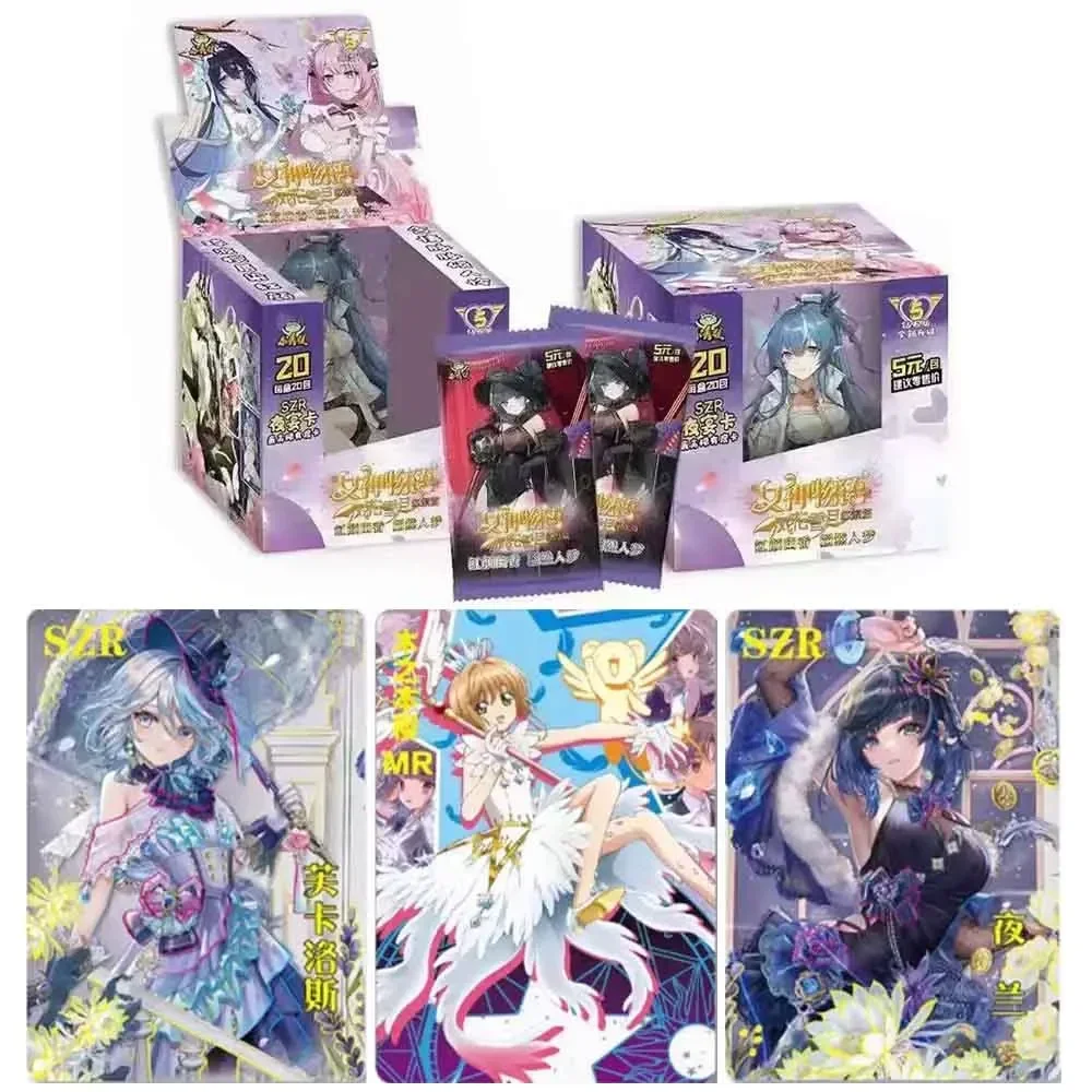 New Goddess Story Card Beauty Fragrance Chapter Rare Bronzing Mr Card Anime Character Collection Card Regalo Giocattolo Per Bambini