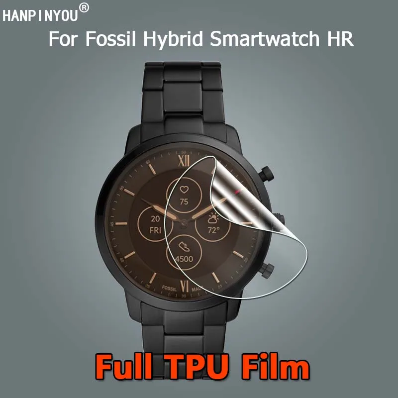 Per Fossil Hybrid Smartwatch Hr Carta Collider Neutra Everett Ultra Clear Soft Tpu Hydrogel Pellicola Salvaschermo-Non Vetro