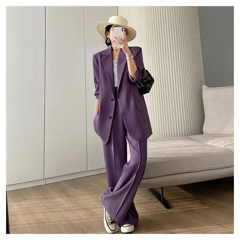 Abbigliamento Da Ufficio Moda Donna Leggero Strech Conjunto Femenino Roupa Elegante Muslimaur 2023 Completo Da Donna Tailleur Femme