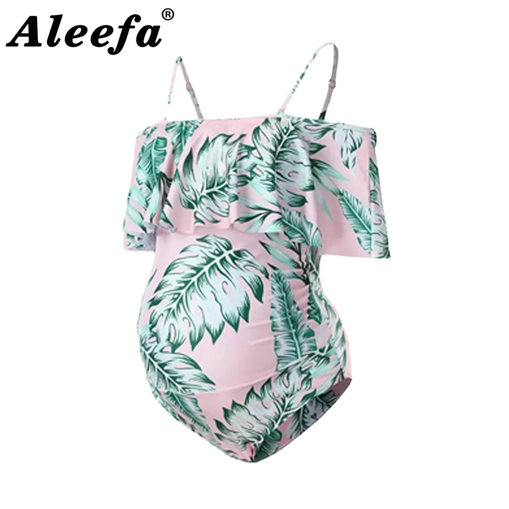 Costumi Da Bagno Per Donne Incinte Costume Intero Maternità Sexy Plus Size Costumi Da Bagno Premaman Donna Gravidanza Dresssp