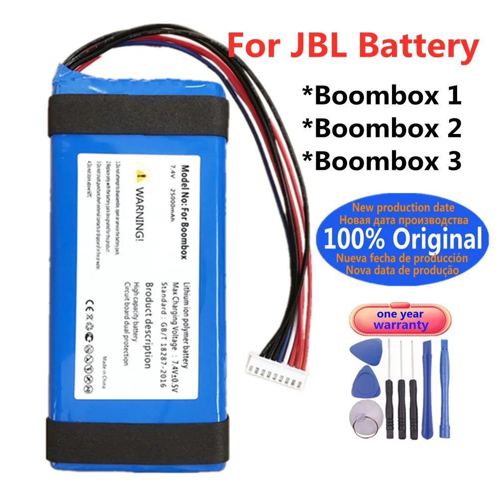 Nuova Batteria Altoparlante Originale Per Jbl Boombox 3 / Boombox 2 / Boombox 1 Edizione Speciale Bluetooth Audio Bateria Batteria