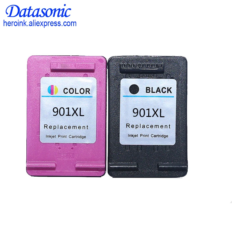 2Pk 901 Cartuccia Di Ricambio Per Hp 901 Cartucce Di Inchiostro Xl Per Officejet 4500 J4500 J4540 J4550 J4580 J4640 Stampanti J4680C
