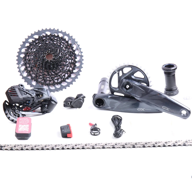 Sram Gx Eagle Axs 1 X12 Speed Dub Mtb Bike Kit Bicicletta Elettronica Wireless Deragliatore Groupset 10-52T Cassetta Xd Ruota Libera