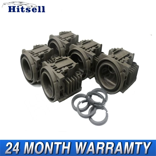 5Pcs Per Audi Q7 Touareg Porsche Cayenne Audi A6 C6 Compressore Sospensioni Pneumatiche Kit Testa Del Cilindro E Pistone Anello 7L0698007D