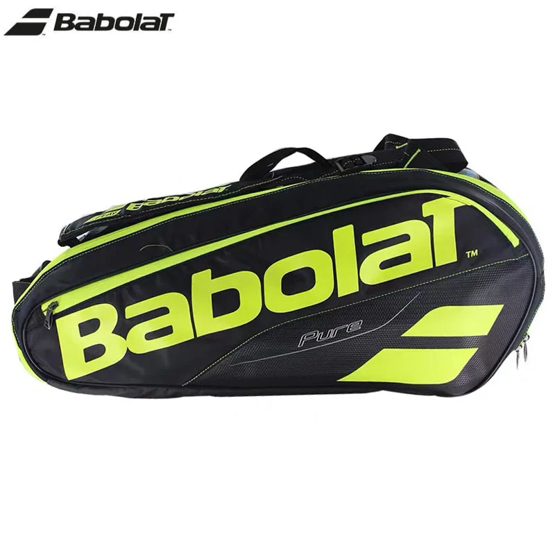 Borsa Da Tennis Babolat Originale Serie Pure 6 Racchette Padel Beach Tennis Zaino Scarpe Scomparto Cct Borse A Tracolla Interne