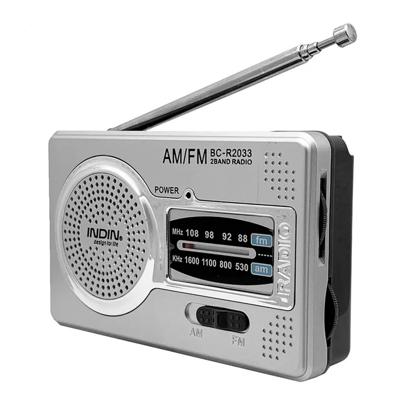 Bc-R2033 Am Fm Radio Antenna Telescopica Ricevitore Radio Portatile Full Band Retro Fm World Pocket Radio Player Radio Vintage
