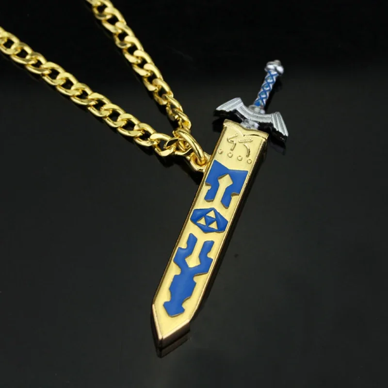 Gioco Zelda Link Skyward Sword Cosplay Collana Unisex Apribile Spada Ciondolo Collane Accessori Gioielli Regali