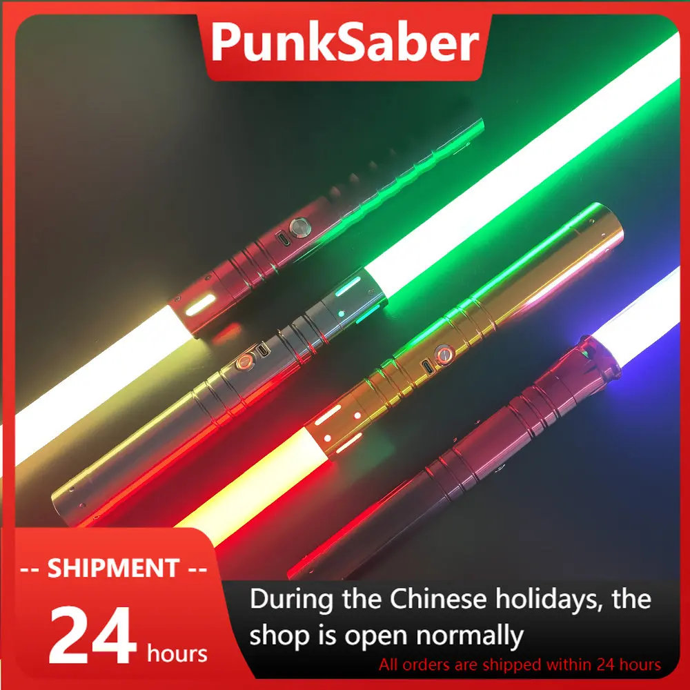 Punksaber Spada Laser Cambio Colore Infinito Spada Laser A Doppia Lama Pesante Duello Combattimento Cosplay Spada Laser Jedi Sabre De Luz