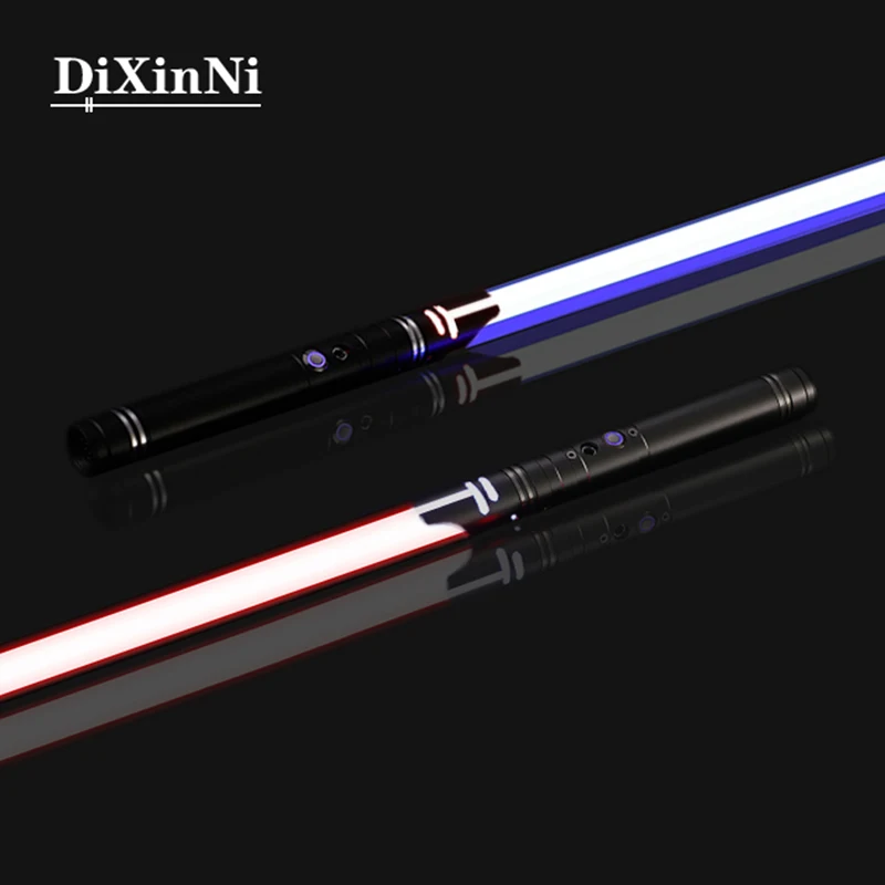 Spada Laser In Metallo Rgb Spada Laser Duello Pesante 14 Colori Sabre De Luz Foc Combattimento Cosplay Regalo Luminoso Giocattoli Per Bambini Arma Rav