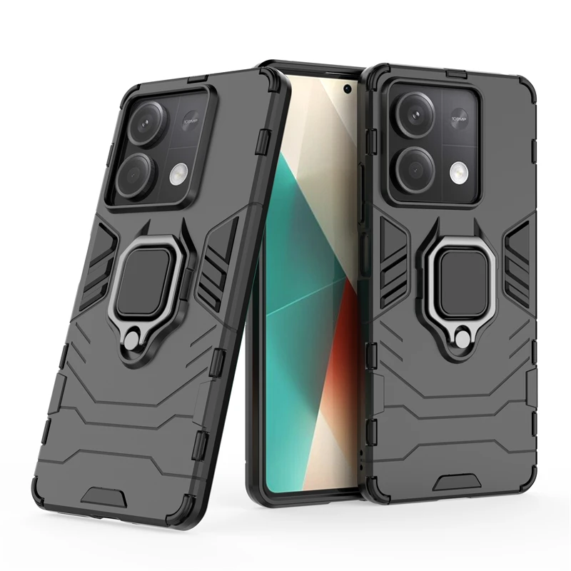 Per Cover Xiaomi Redmi Note 13 5G Custodia Redmi Note 13 Capas Anello Paraurti Antiurto Supporto Magnetico Fundas Redmi Note 13 Pro Plus
