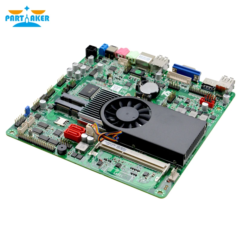 Partaker Sottile Mini Itx Mainboard Itx-M103_I316L I3 3217U Mini Itx Scheda Madre Con 6 Com