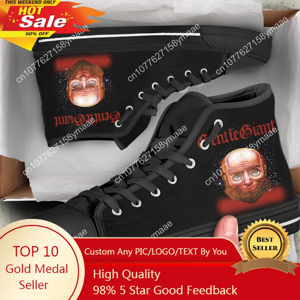 Hot Gentle Giant Man Woman Canvas Shoes Hot Cool Canvas Shoes Leggero Casual High Help Classic Board Shoes Fashion Sneakers