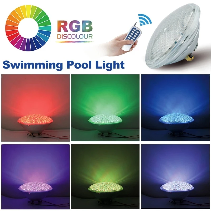 18W 36W 54W Projecteur Led Piscine Illuminazione Subacquea Per Piscina 12V Par 56 Faretto Rgb Bianco Caldo Bianco Freddo