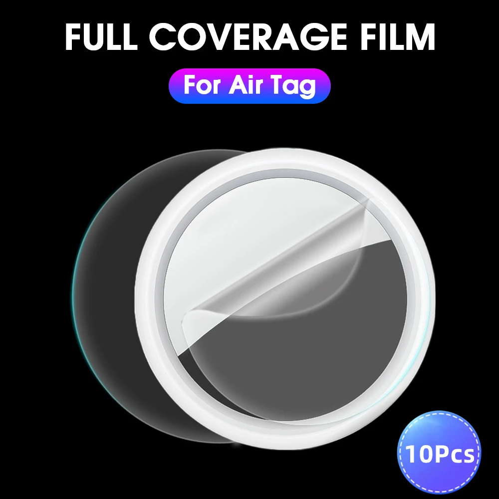 Per Apple Airtags Tracker Pellicola Protettiva In Tpu Antigraffio Adesivo Anteriore Posteriore Per Airtags Accessori Per La Protezione Dello Schermo