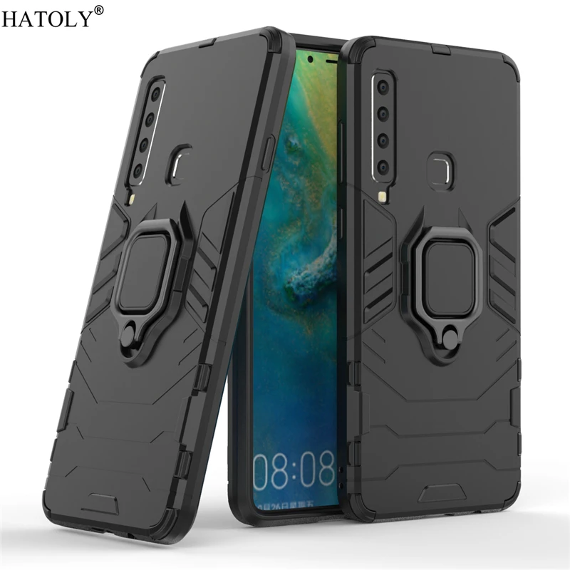 Per Samsung Galaxy A9 2018 Custodia Cover Per Samsung Galaxy A9 2018 Custodia Per Telefono Con Anello Per Dito Custodia Per Pc Armor Per Samsung Galax