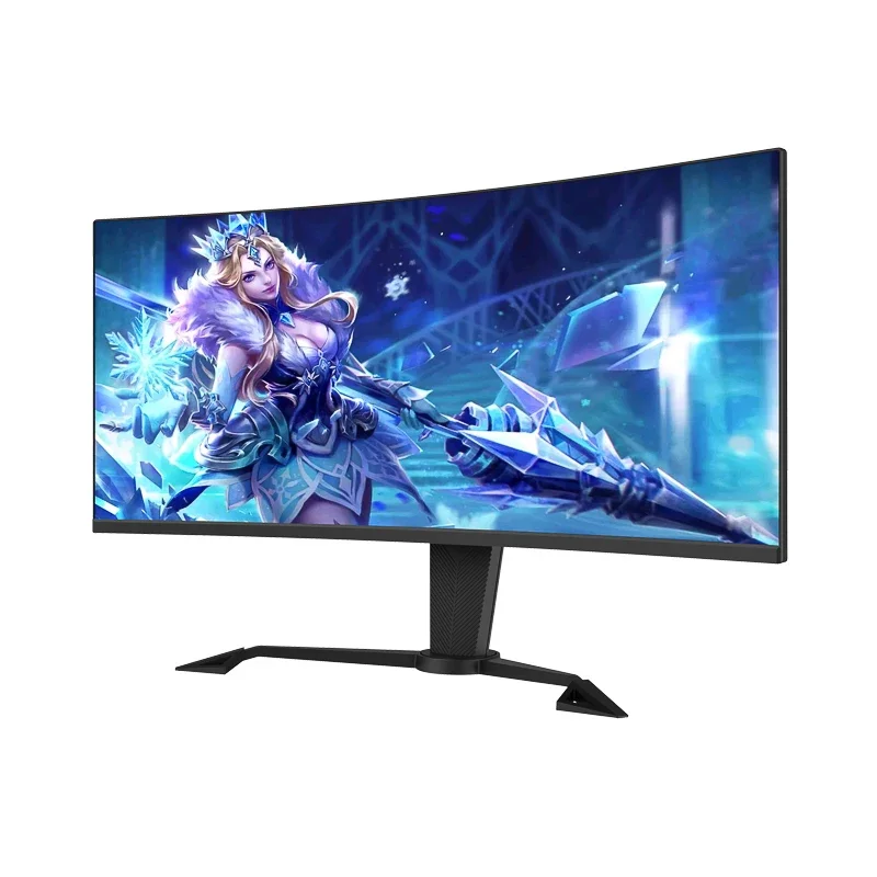 Schermo Curvo 21:9 Da 34 Pollici 144Hz Ips 3440*1440 Monitor Da Gioco Lcd Con 119% Srgb