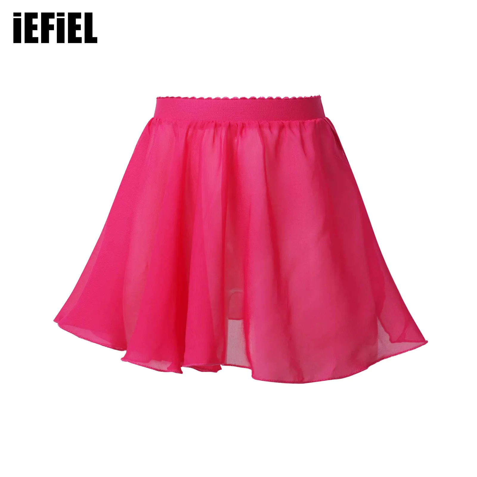 Bambini Ragazze Elastico In Vita Gonna Velo In Chiffon Tinta Unita Abbigliamento Elegante Per Abbigliamento Da Ballo Abbigliamento Quotidiano
