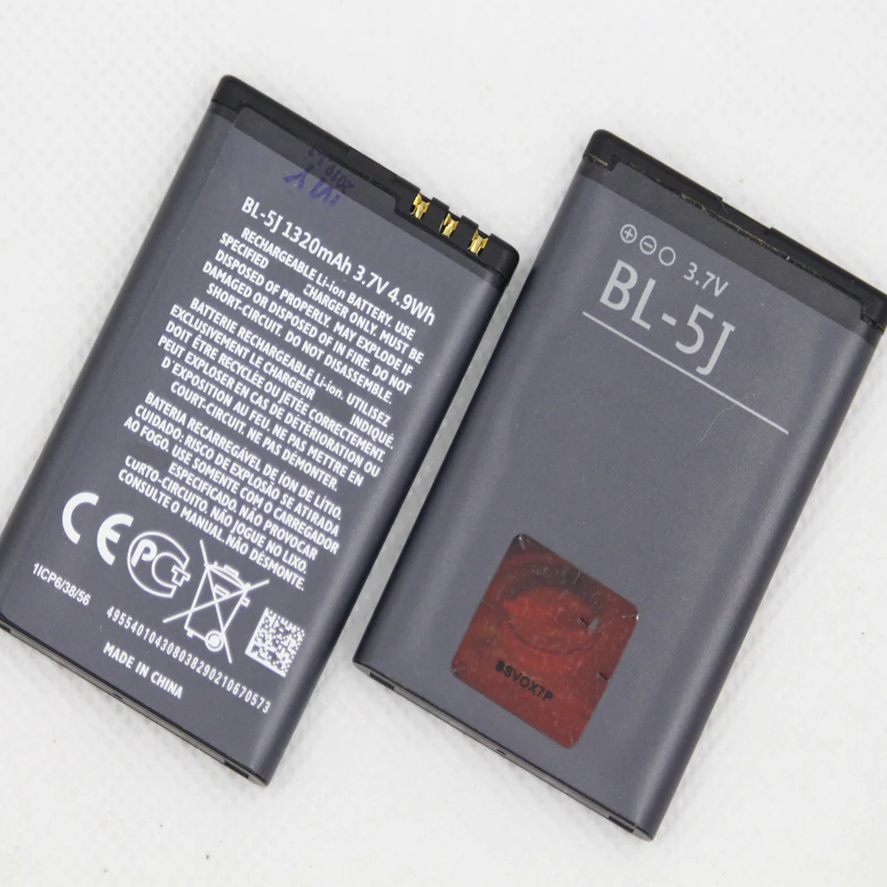 Isunoo Bl-5J Batteria Del Telefono Per Nokia Bl 5J Bl-5J Bl5J 5230 5232 5800 5900 C3 X6 1320 Mah Di Ricambio Bl 5J Batteria