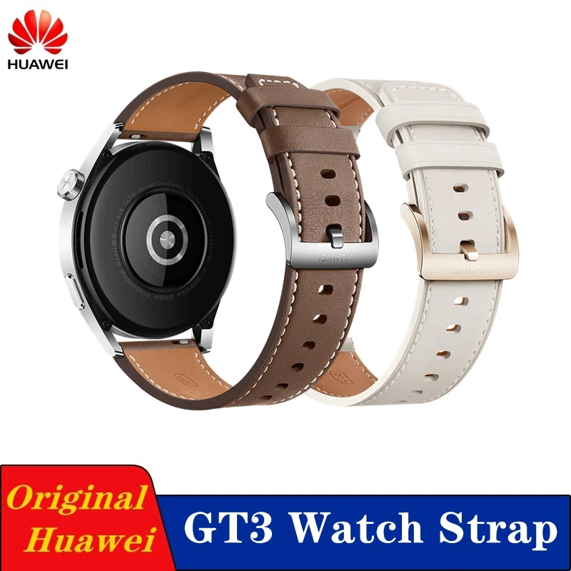 Cinturino In Caucciù Originale Huawei Gt3 46Mm 22Mm Per Huawei Watch Gt3 42Mm 20Mm Cinturino In Vera Pelle