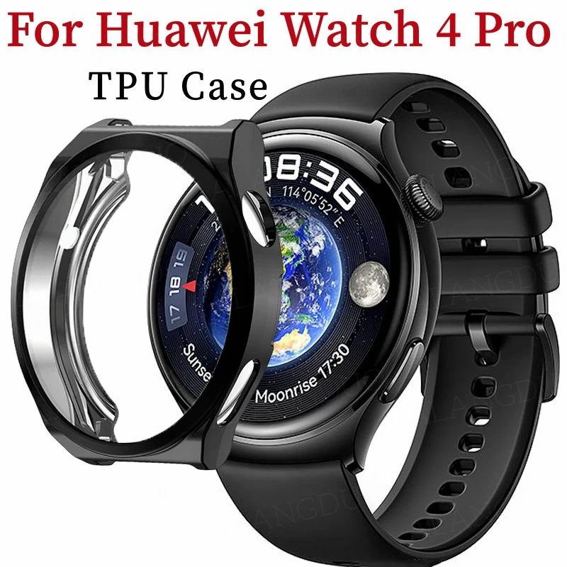 Custodia Protettiva In Tpu Per Huawei Watch 4 Pro Protezione A Schermo Intero Per Huawei Watch Gt3 Pro 43Mm 46Mm Watch 4Pro Cover Placcatura