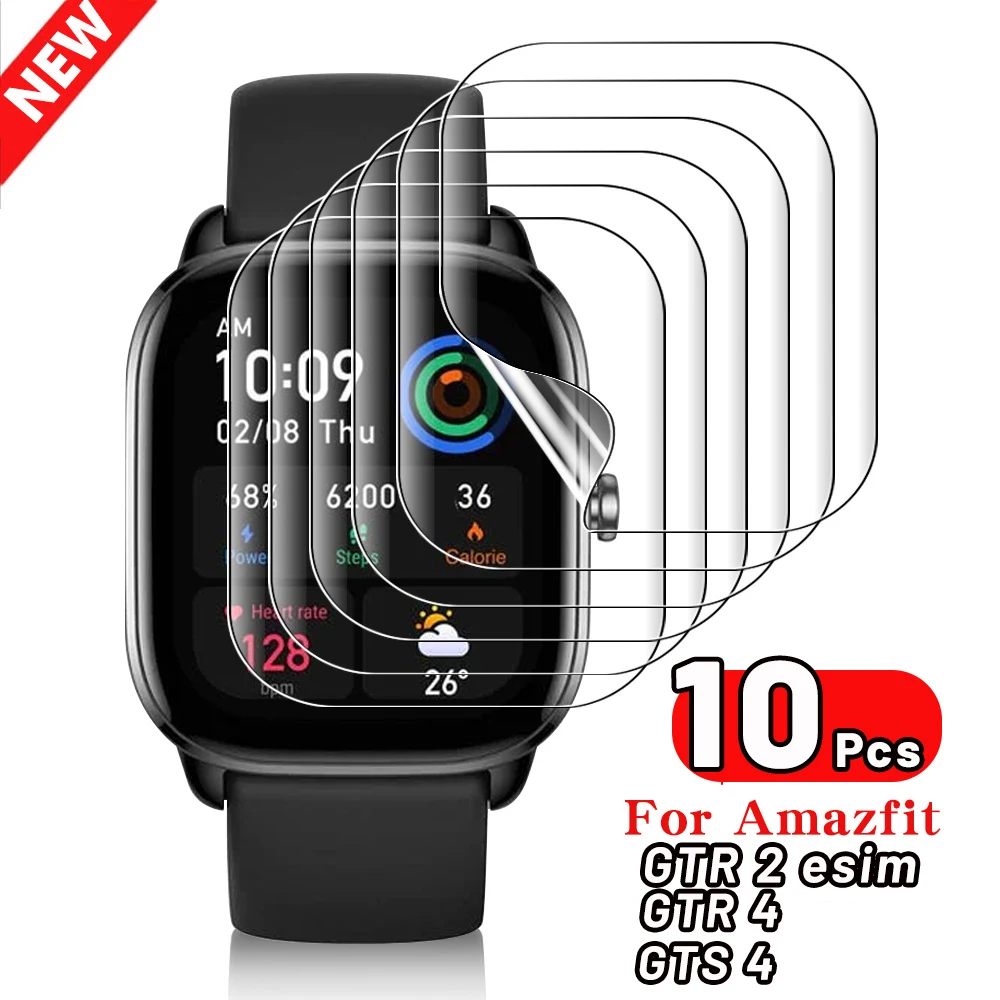 Per Amazfit Gts 4 Proteggi Schermo Gtr 4 Smartwatch Pellicola Protettiva Morbida Antigraffio Per Xiaomi Amazfit Gtr2 Esim Gtr4