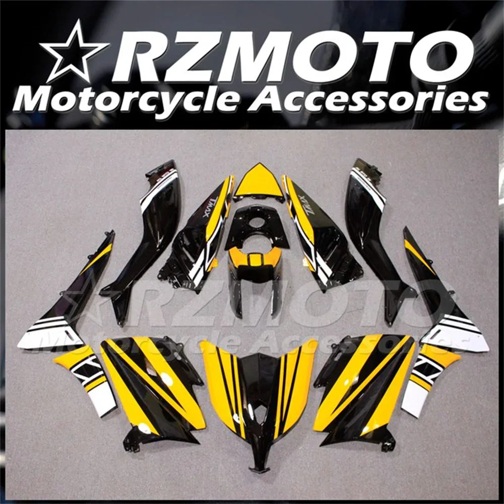 Personalizado Abs Motocicleta Carenagens Kit, Carroconjunto, Amarelo E Preto, Apto Para Yamaha T-Max 530, 2012, 2013, 2014