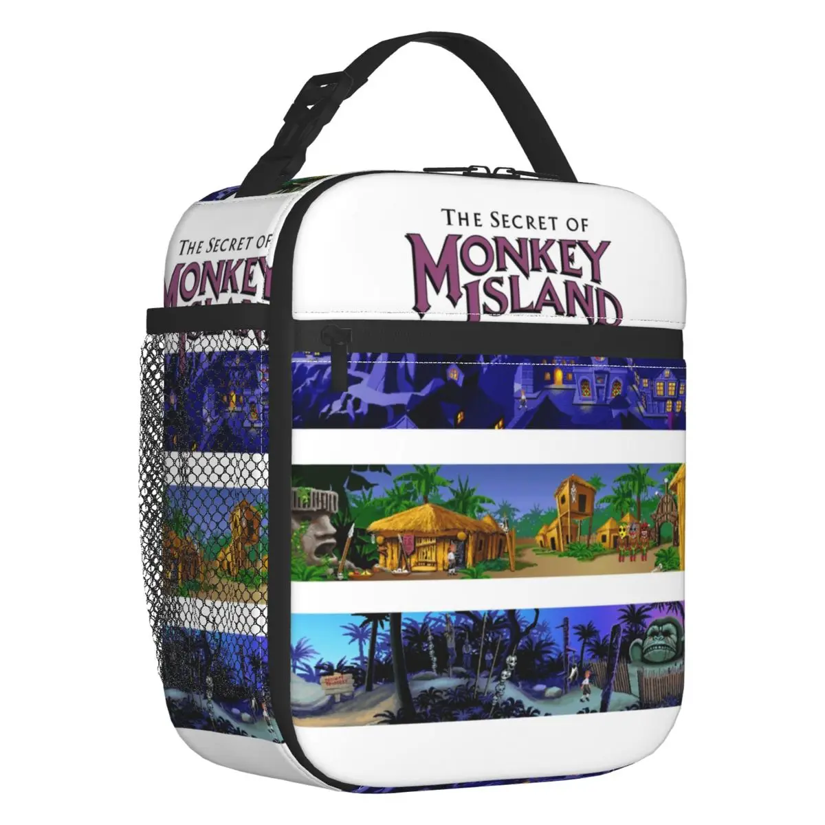 The Secret Of Monkey Island Insulated Lunch Bags Adventure Action Game Resuable Cooler Thermal Food Lunch Box Work School Travel